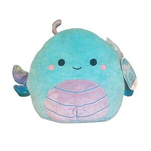 Squishmallow Heather The Dragonfly 10" Plush Stuffed Animal Butterfly Blue Tags